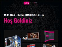 Tablet Screenshot of 4sreklam.com